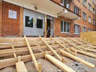 Стационар Рузской больницы получит обновленную входную группу