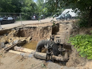 В Ленинском округе идет капитальный ремонт теплотрасс