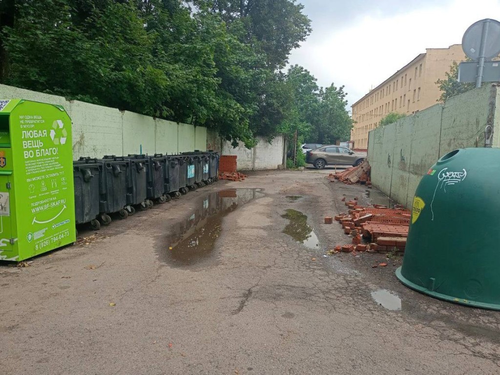 Площадки для мусора модернизируют на трех улицах Краснознаменска
