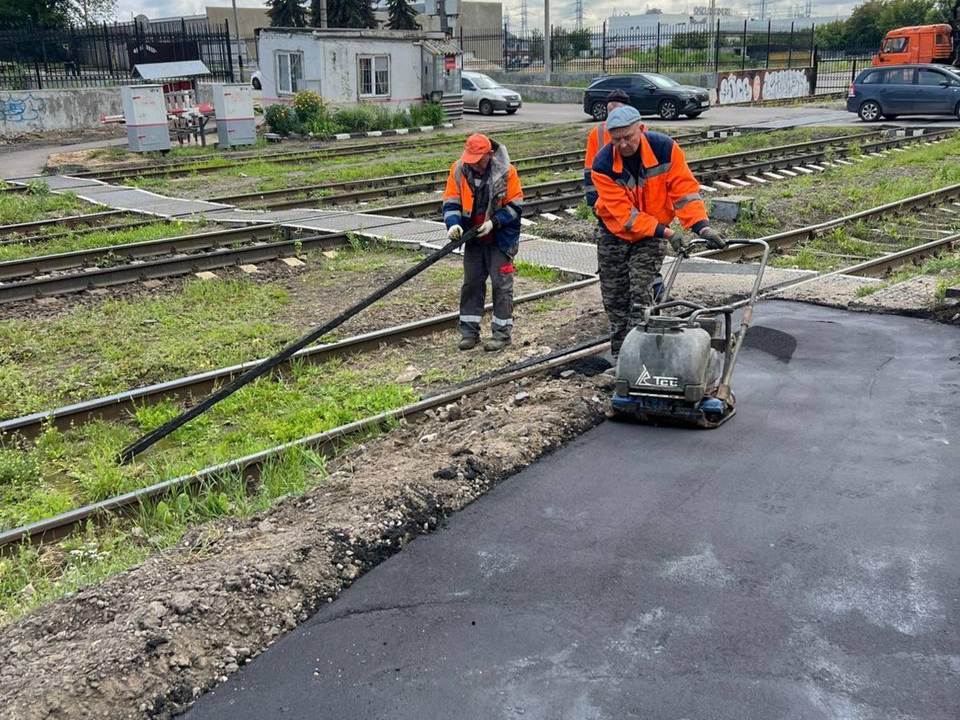 В Люберцах улучшили подход к железнодорожному переходу