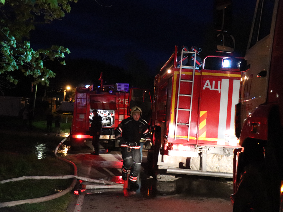 В Василеве в результате пожара обошлось без пострадавших