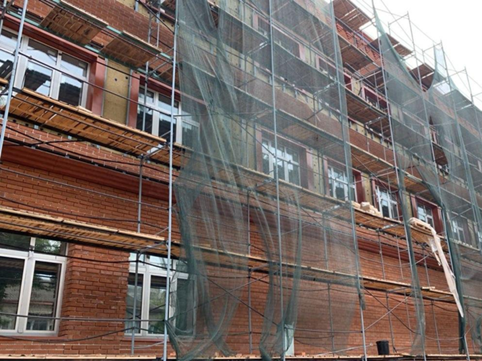 В Чехове начали готовить основания для спортплощадок у школы №3