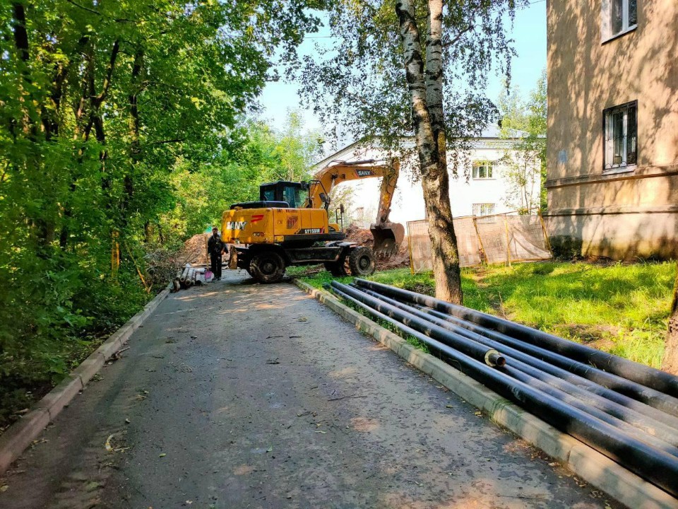 В Поварове заменят теплосети до сентября 2025 года