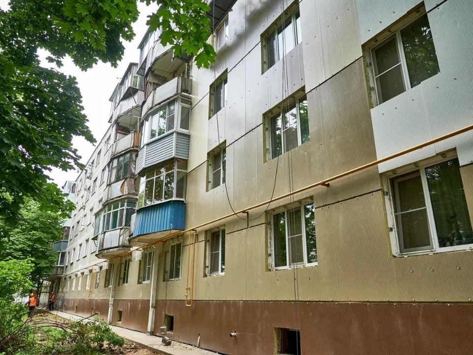 В поселке Останкино выполнено 45%  капитального ремонта фасада дома №37