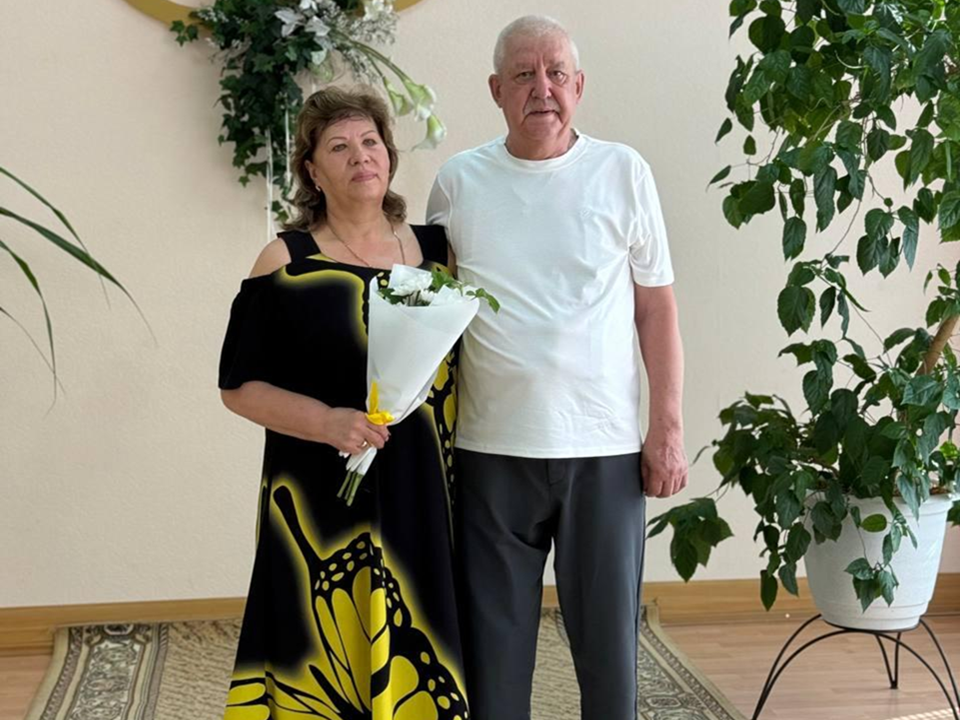 Зарайские супруги отметили золотую свадьбу в День семьи, любви и верности