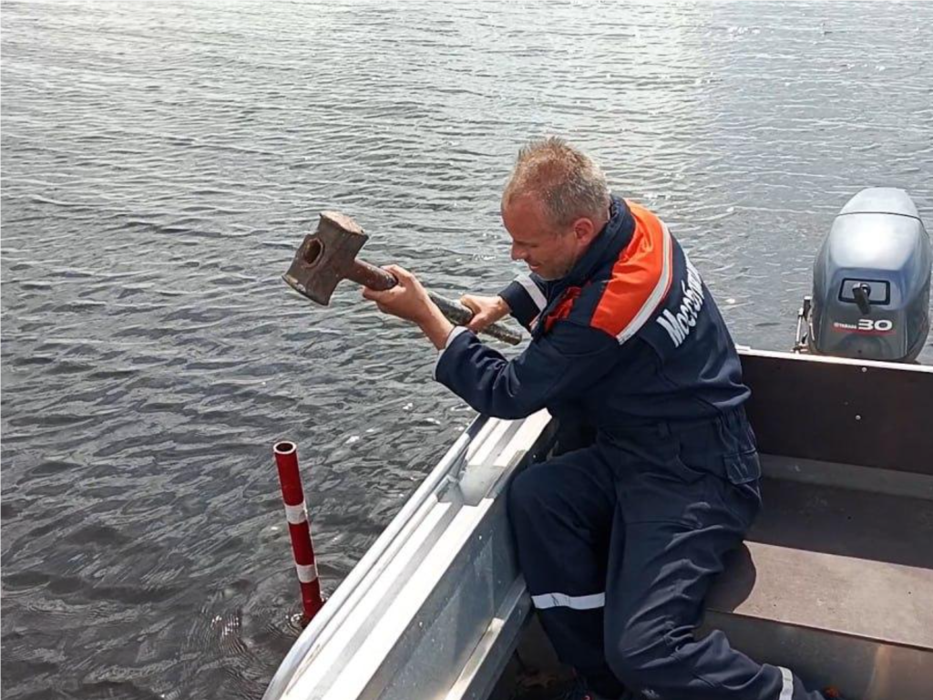 «Осторожно, отмель!»: в Дубне обозначили опасные участки на воде