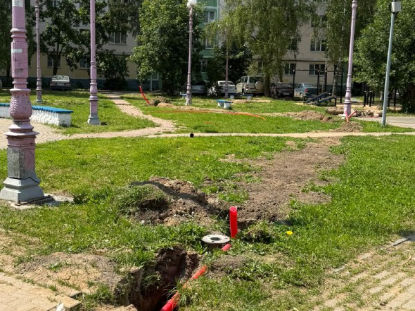Новые опоры освещения в Пушкинском стиле строят в Наро-Фоминске
