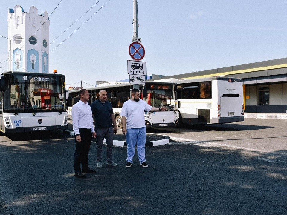 В Пушкино обновили дорожное покрытие на Вокзальной улице и Привокзальной площади
