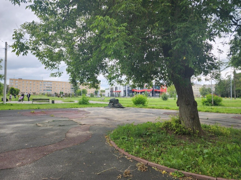 В Дрезне началось строительство сквера с учетом истории города