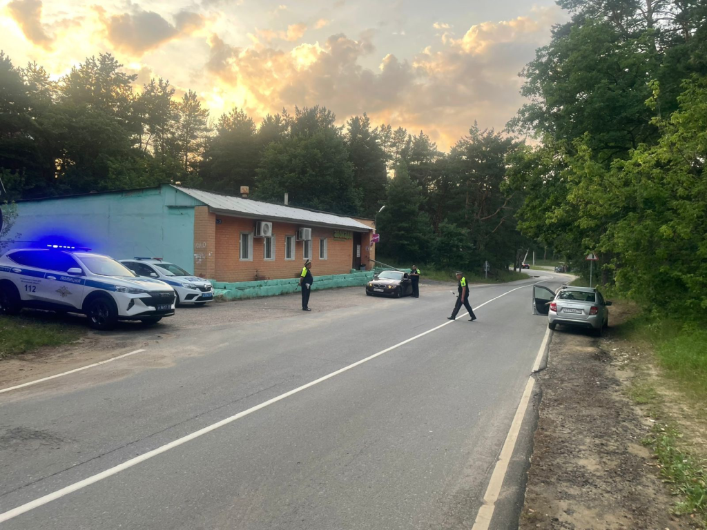 Госавтоинспекция в Ступине проверила почти 50 водителей на трезвость во время рейда