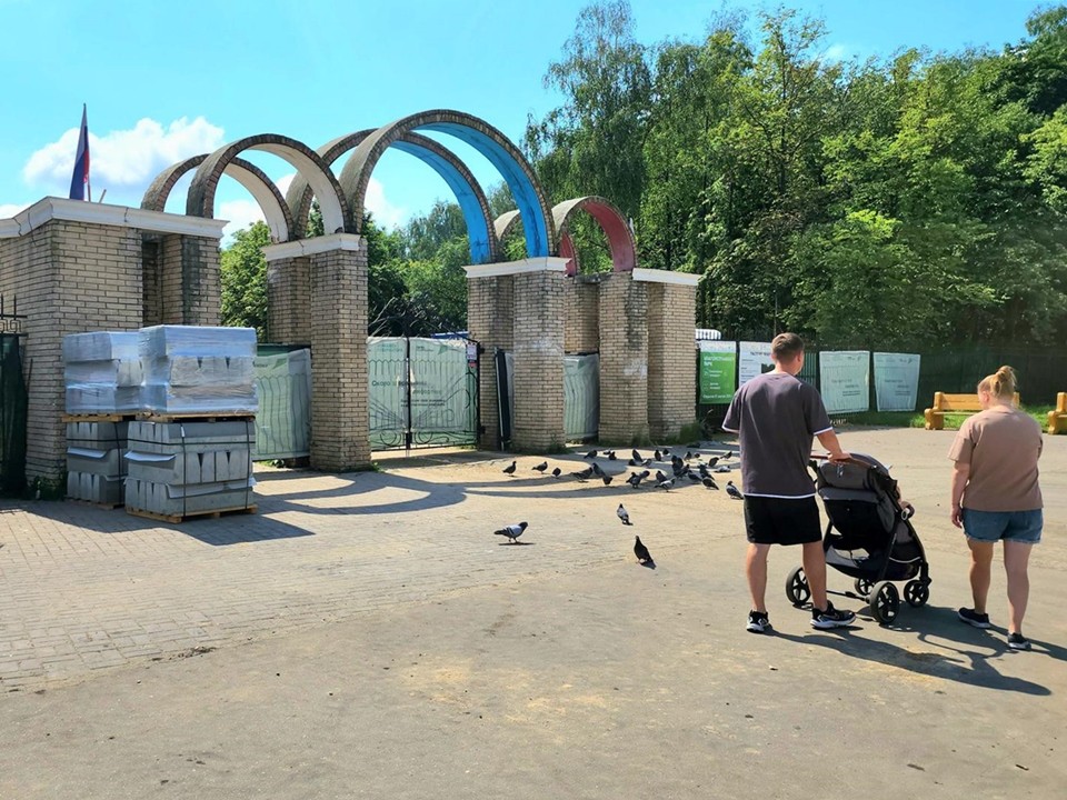 Что происходит в парке Питомник Серпухова во время реконструкции