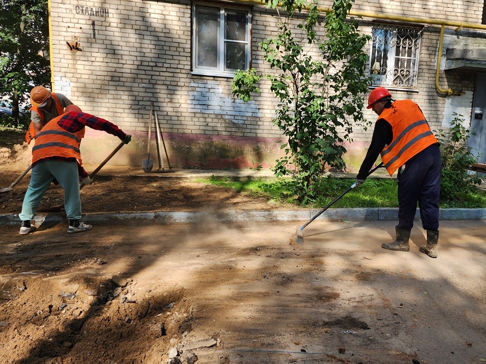 В Павловской Слободе засеют новые газоны на участке капремонта теплотрассы