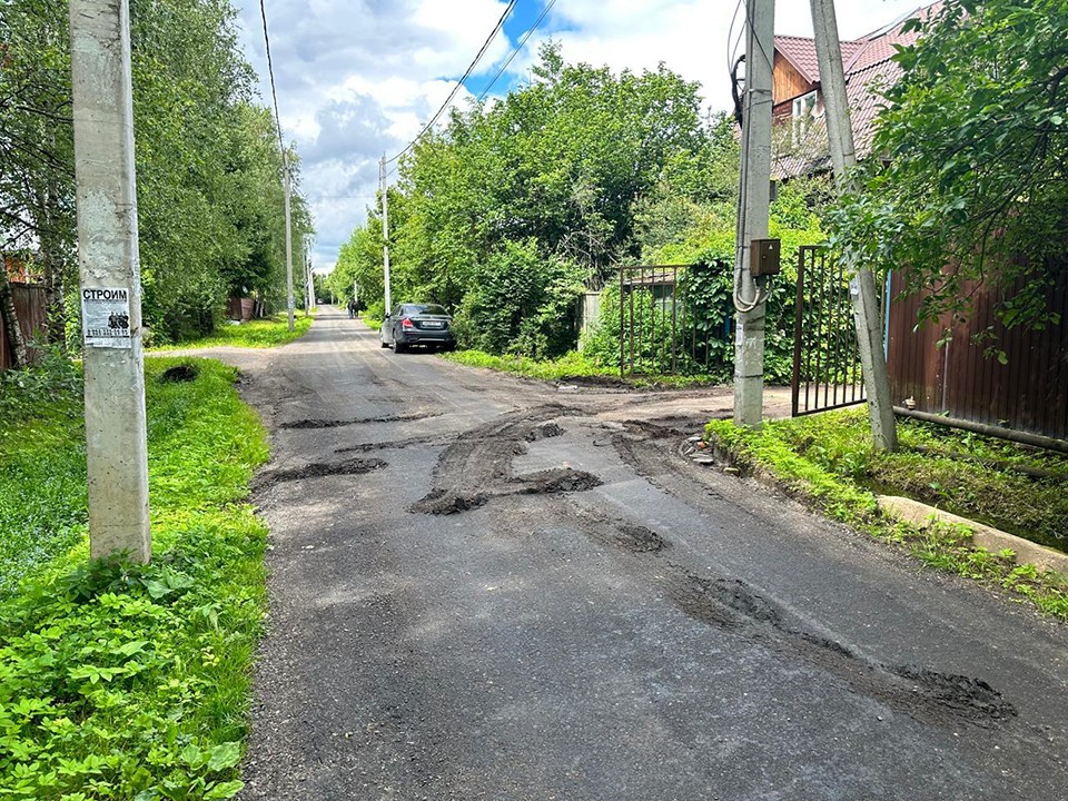 Единственную дорогу в СНТ «Луч» заасфальтируют