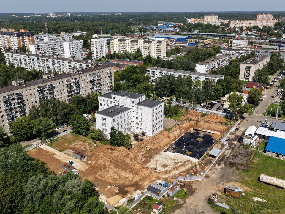 В Нахабине началось строительство нового корпуса поликлиники на 550 посещений в смену