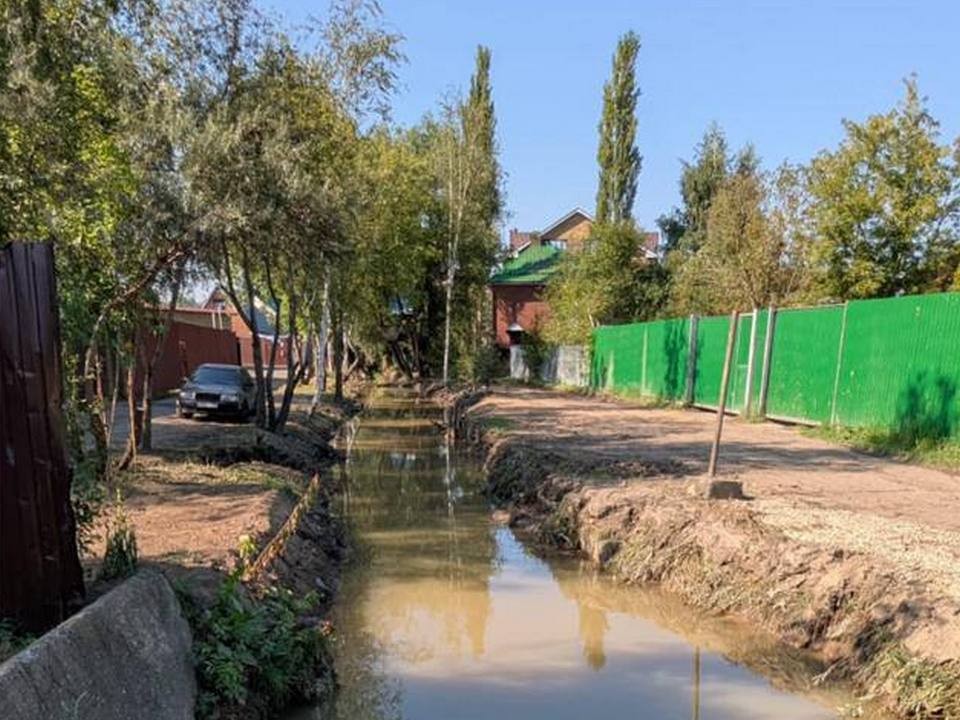 Экологи Мытищ обезопасили от подтоплений участки жителей Виноградово