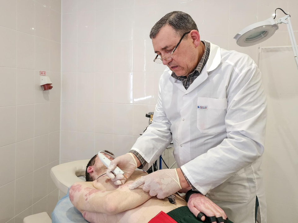 Бойцы СВО проходят карбокситерапию для восстановления после ранений в РЦ «Ясенки»