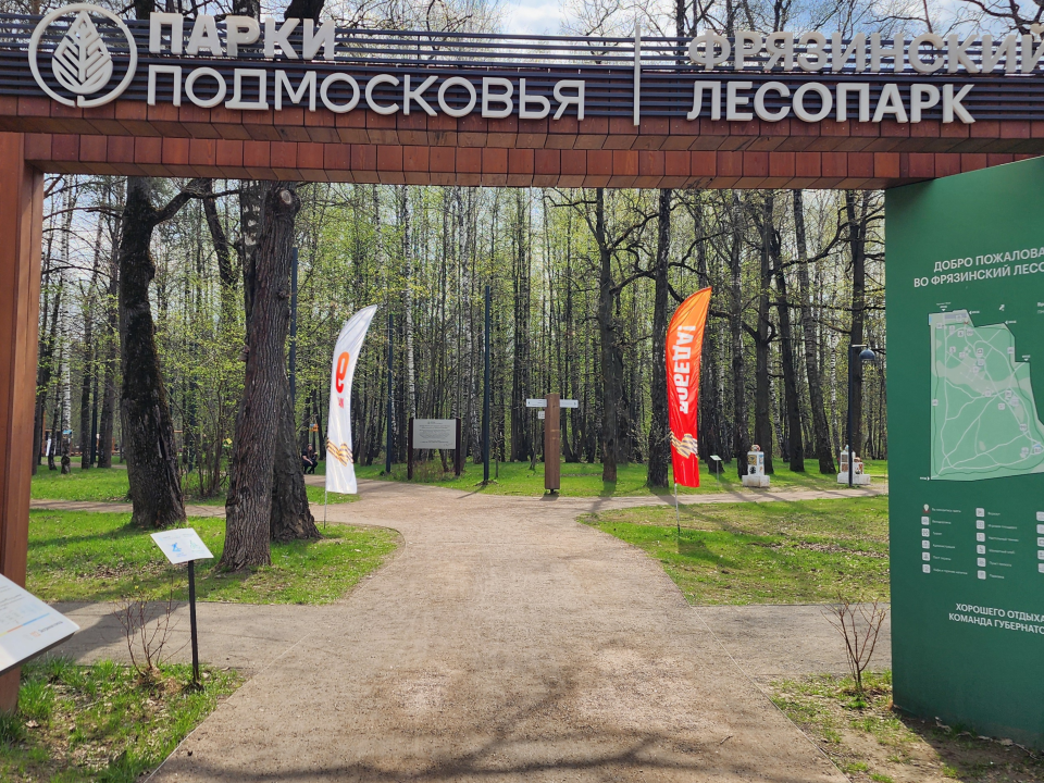Во Фрязине ограничили проход к пруду в лесопарке из-за ремонта