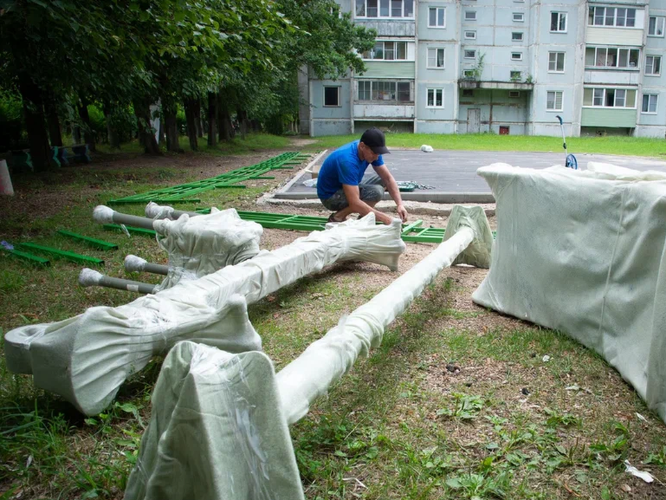 Детскую площадку поставят на улице Красноармейской в Коломне