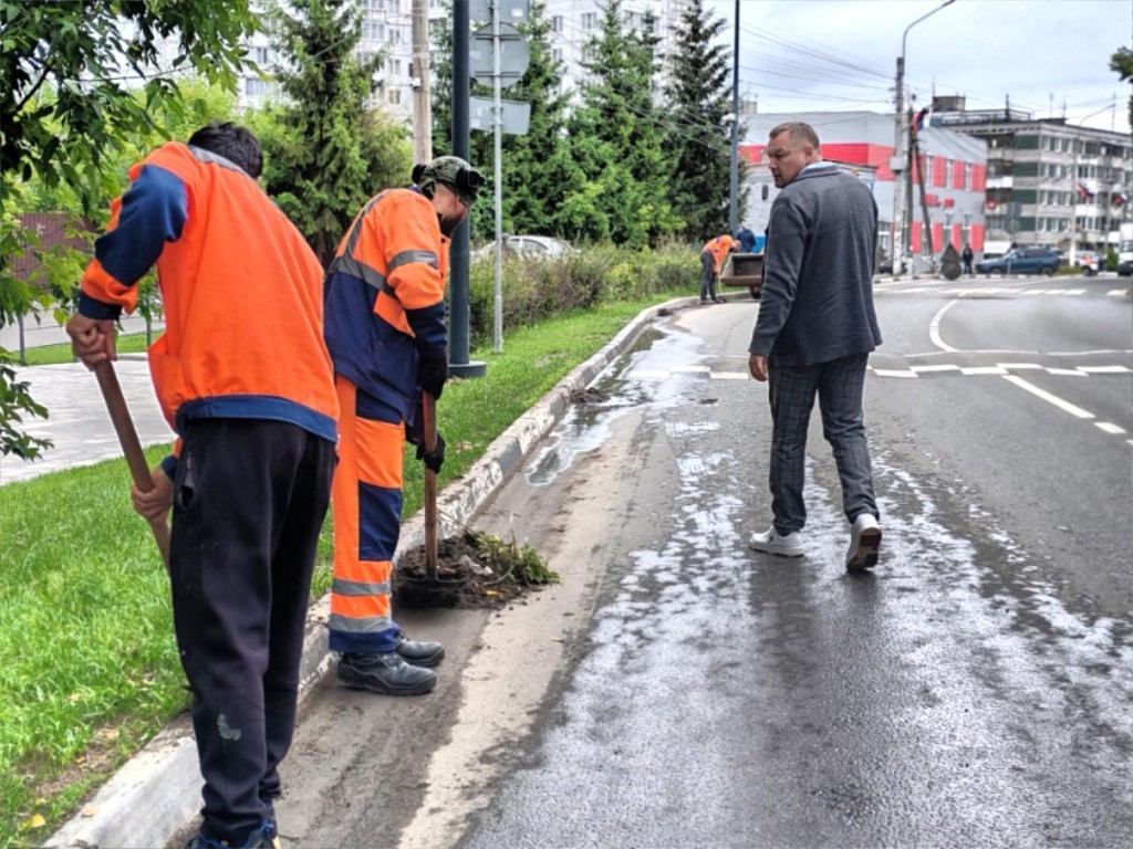 Жители Пущина проверят уборку микрорайона Д