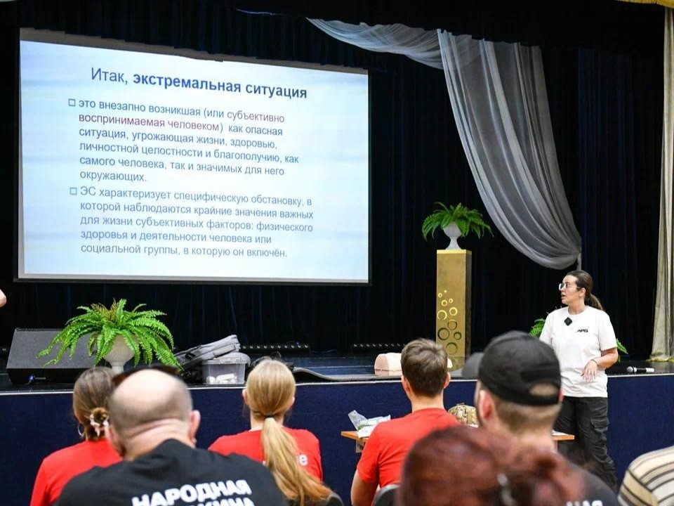 Химкинские волонтеры освоили основы тактической медицины