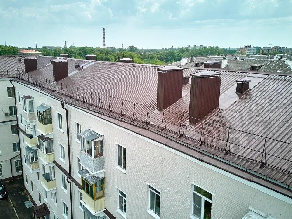 Обновлен фасад и кровля пятиэтажки в Электростали по улице Мира