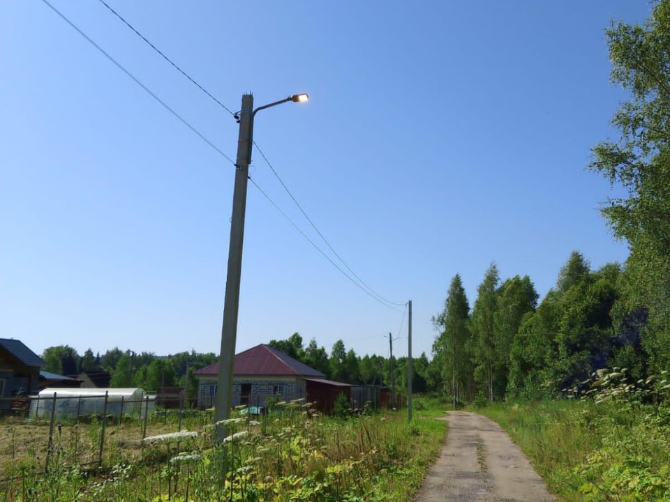 Уличные фонари вновь зажгли в Ховани под Шаховской