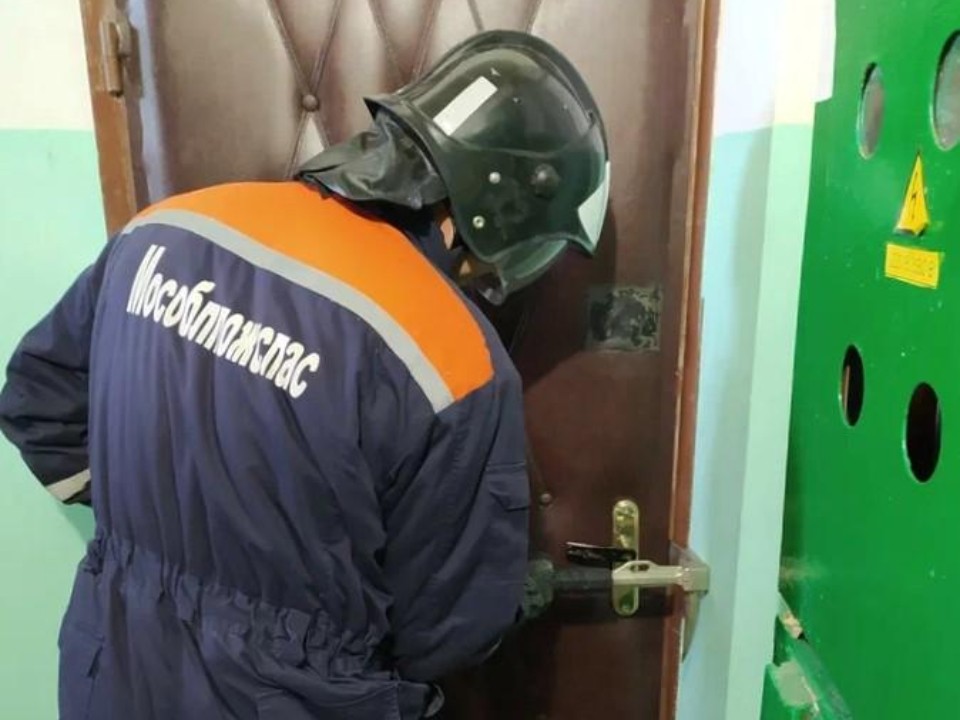 Спасатели вскрыли дверь квартиры в Ложках, в которой находился ребенок
