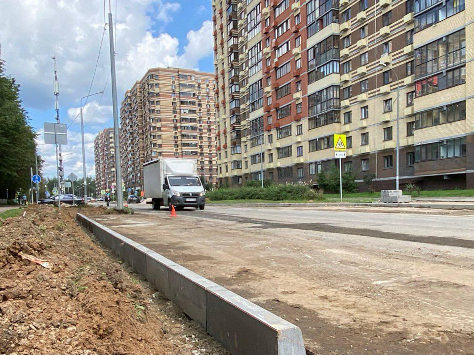 Дорогу в Новом Пушкино отремонтируют к столетию города