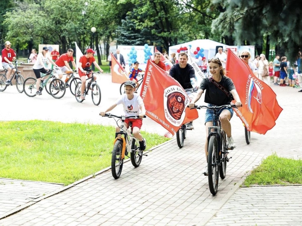 В Химках прошел семейный велопробег