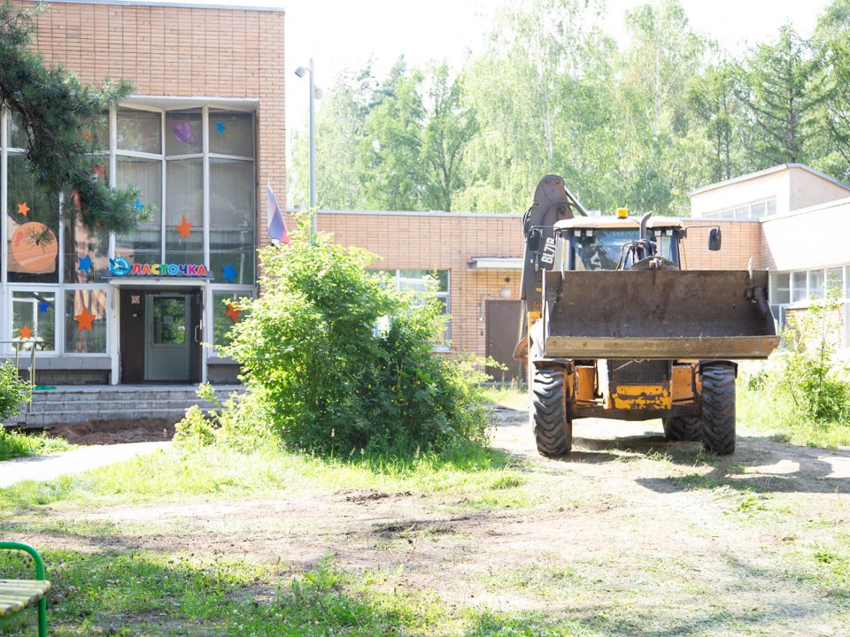 В детском саду Звездного городка отремонтируют беседки и заменят асфальт