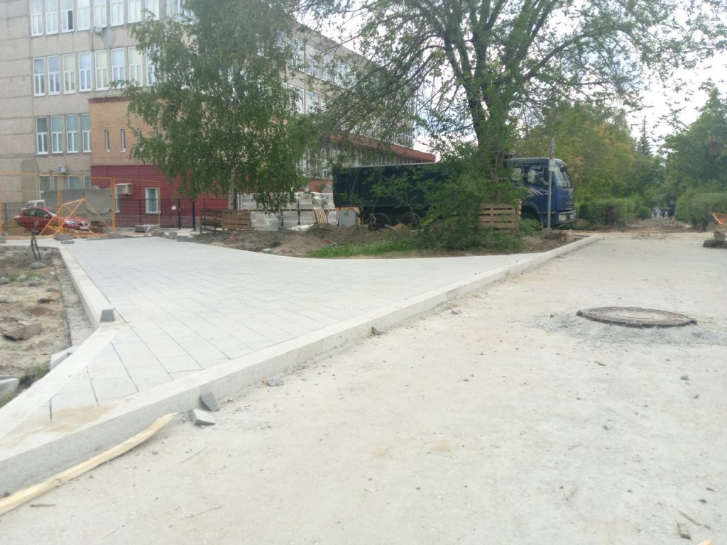 Пространство у Центра внешкольной работы сделают пешеходным