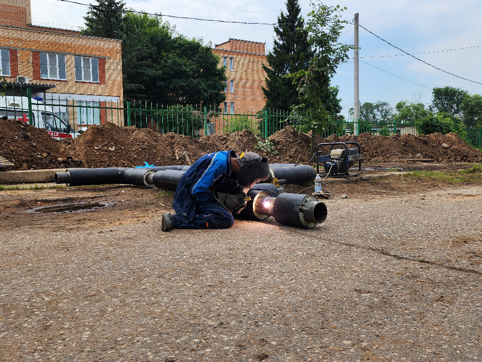 Подачу горячей воды восстанавливают в поселке Тучково