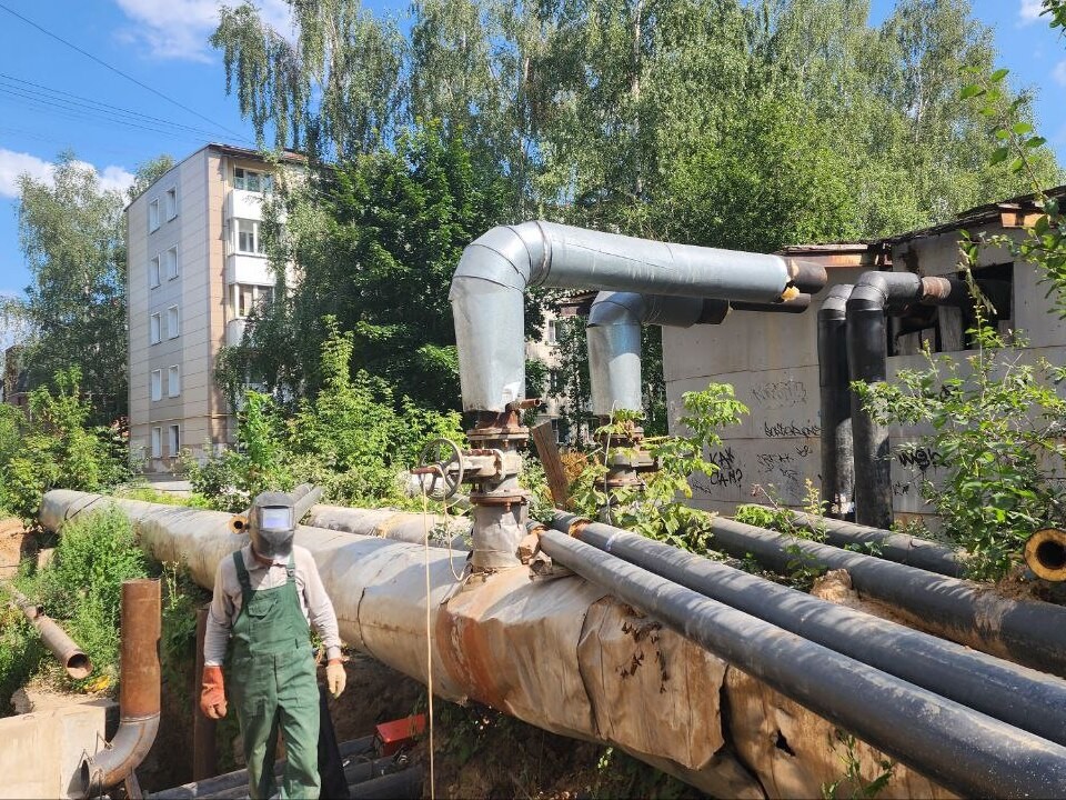 На трех улицах в Клину заменят теплосети к сентябрю