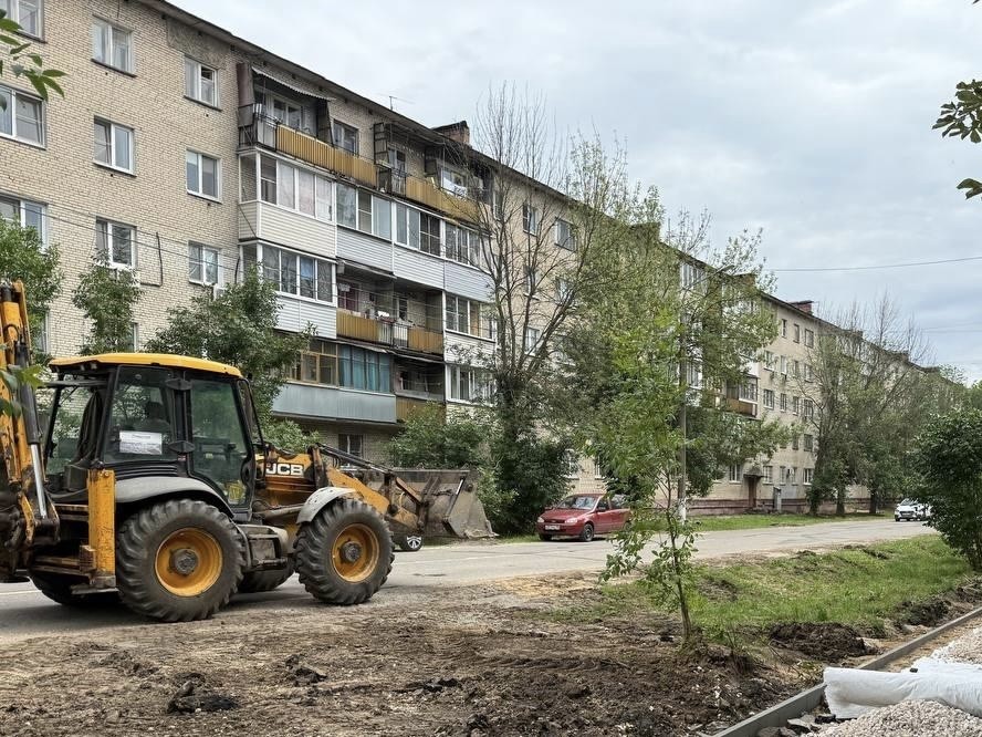 На улице Трудовой в Электростали начался масштабный ремонт