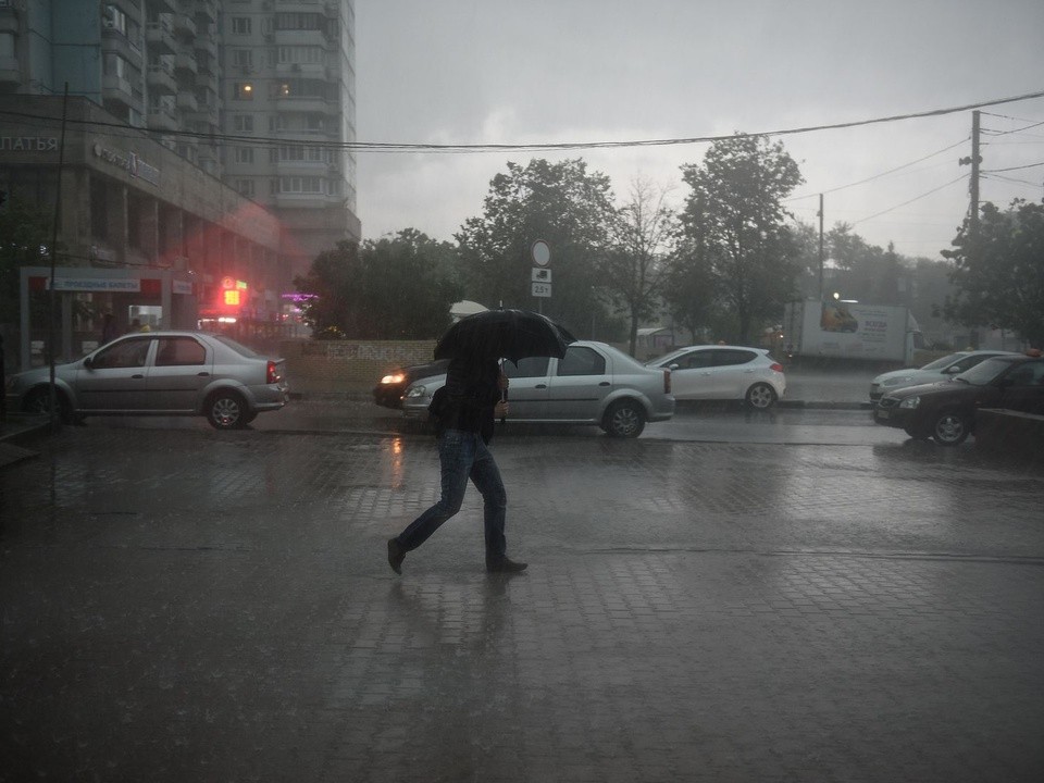 Трассы в Московской области затопило мощным ливнем