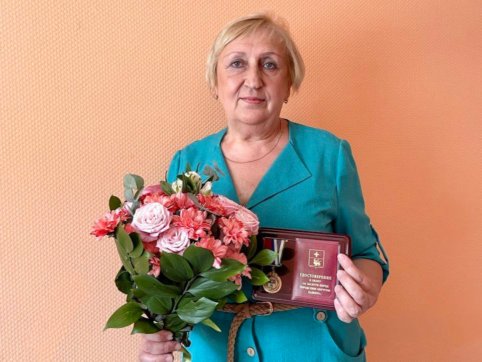 Заместитель главного врача по детству Каширской больницы удостоена знака отличия