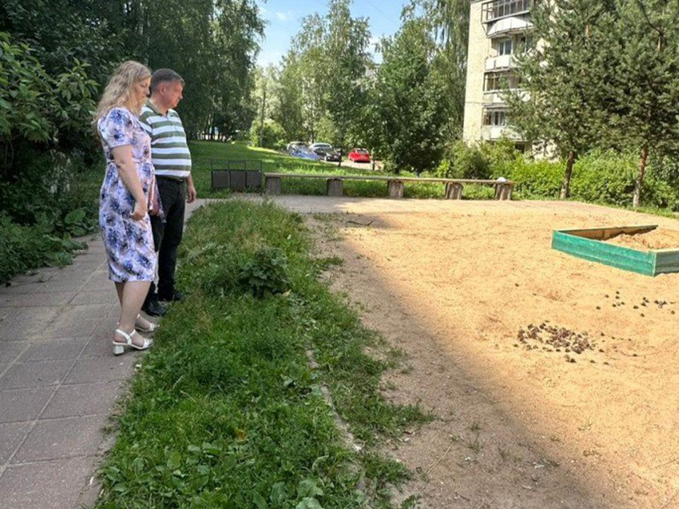 Уборка дворов в Рекинцо под контролем властей