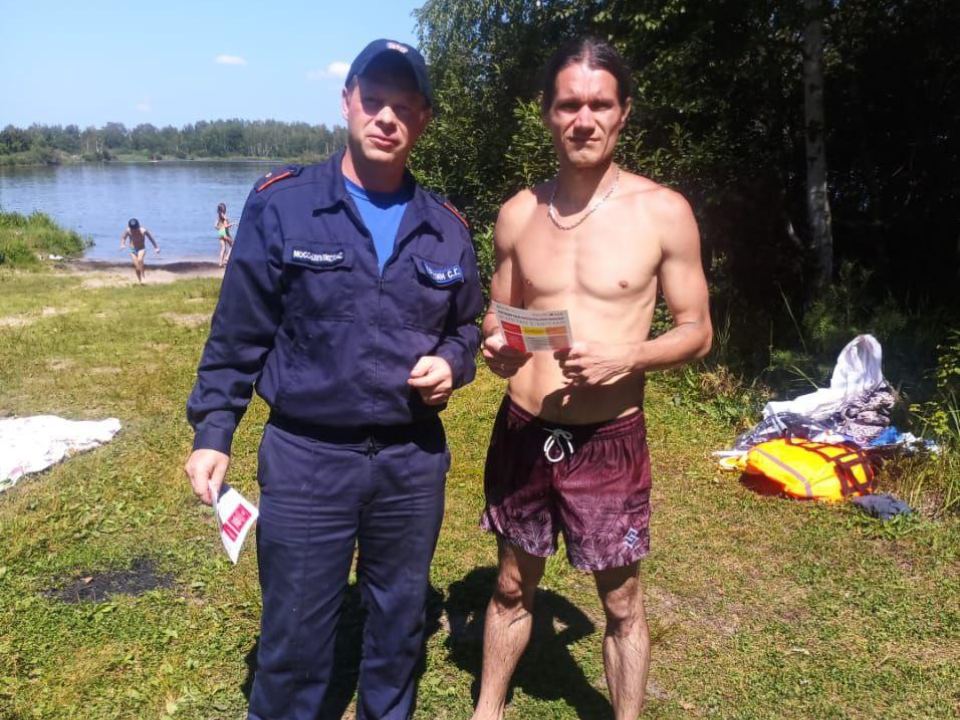 Егорьевские спасатели провели рейды по безопасности на воде в жаркую погоду