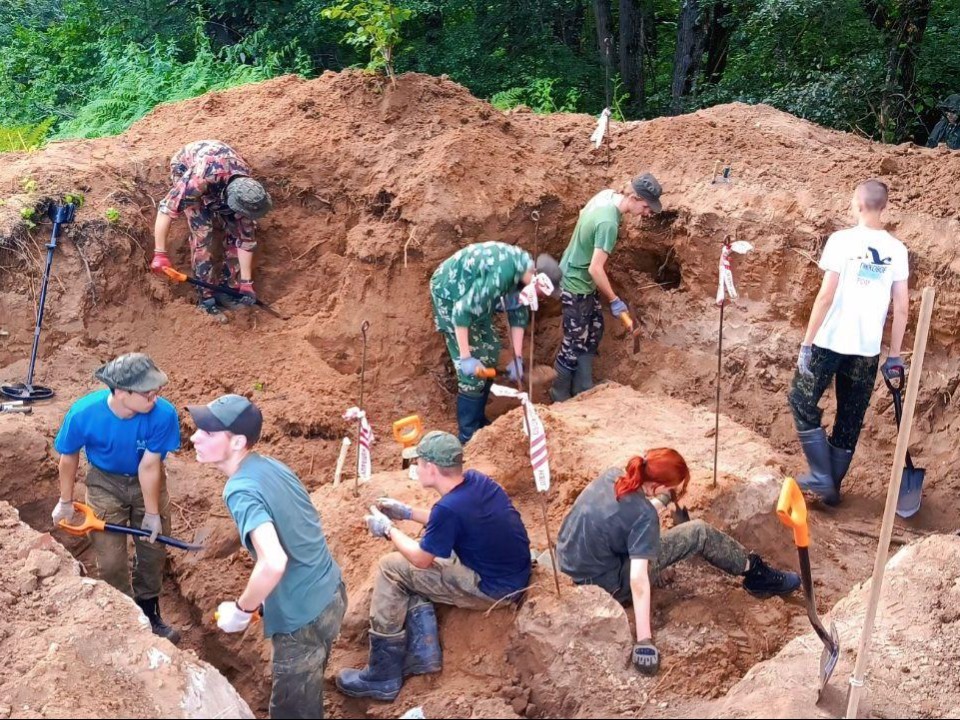 Поисковики провели двухдневную экспедицию в урочище Опарина Гора