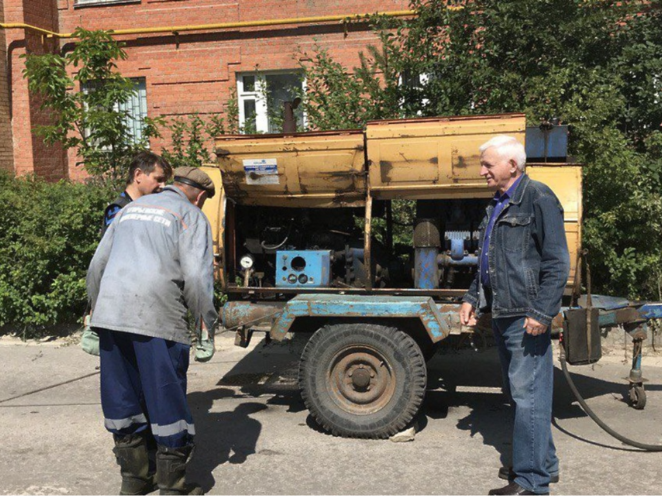 В Егорьевске коммунальщики готовят дома к отопительному сезону