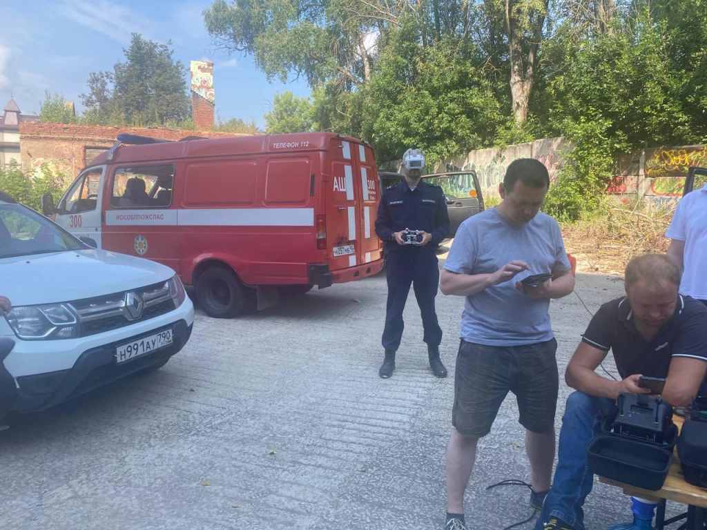 В Сергиевом Посаде начали использовать дроны для спасения людей с высоток
