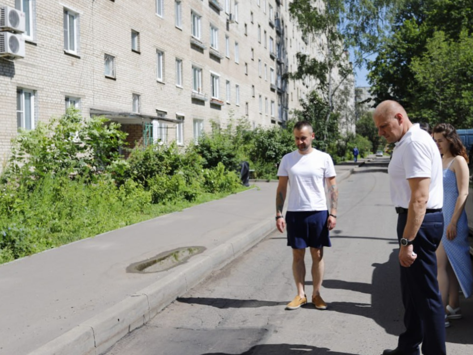 На проспекте Мира во Фрязине сделали ямочный ремонт по обращению жителей