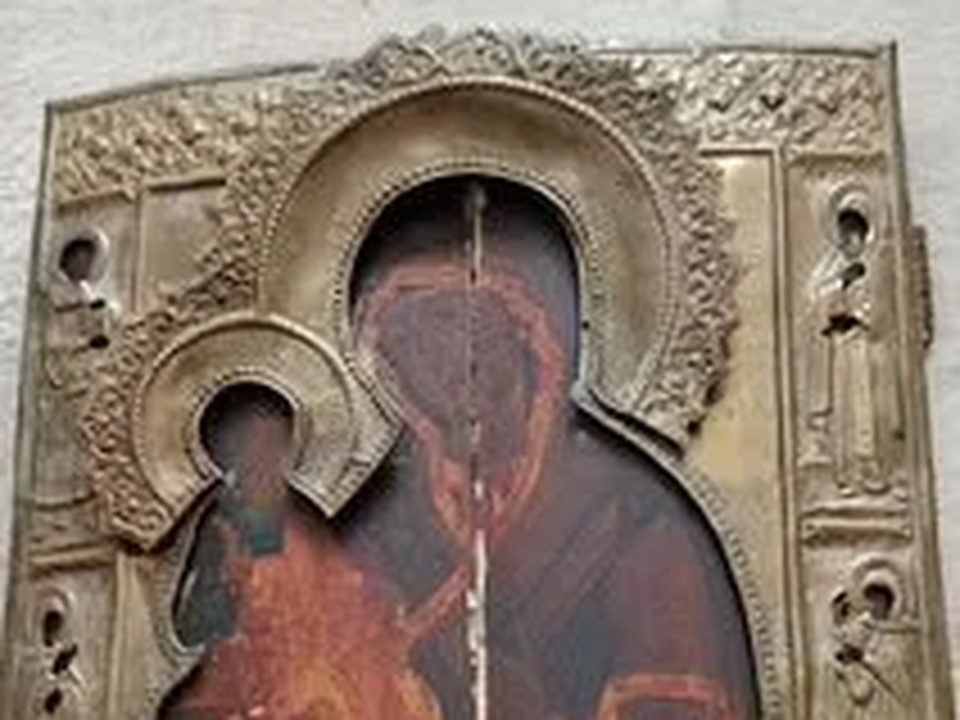 Старинную икону, написанную маслом, продают в Лыткарине