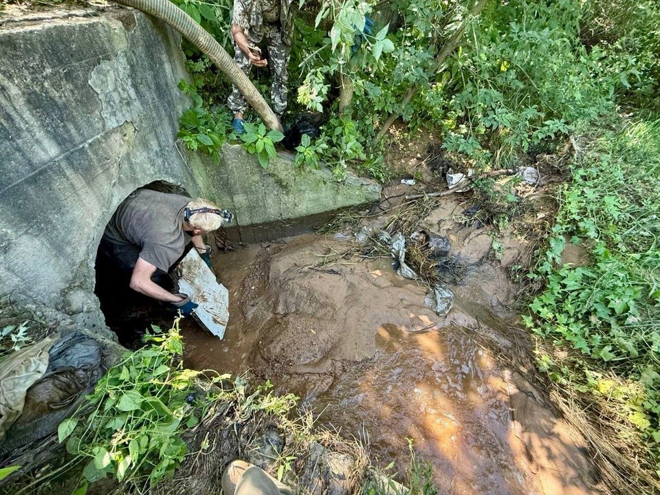 В Домодедове устраняют подтопления и усиливают водоотвод