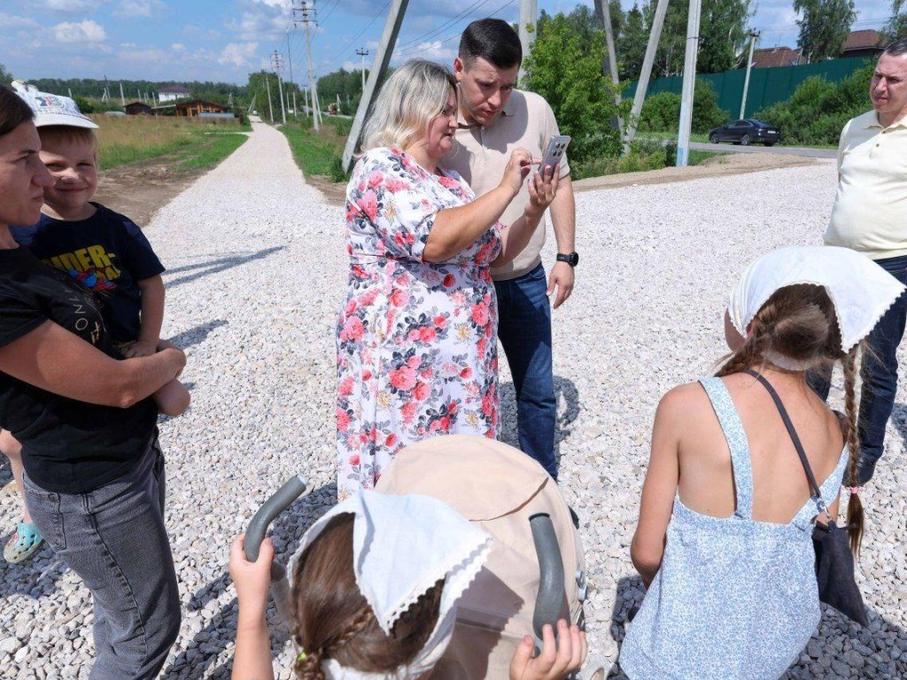 В подольской деревне Матвеевское проложили подъездные пути к участкам многодетных семей