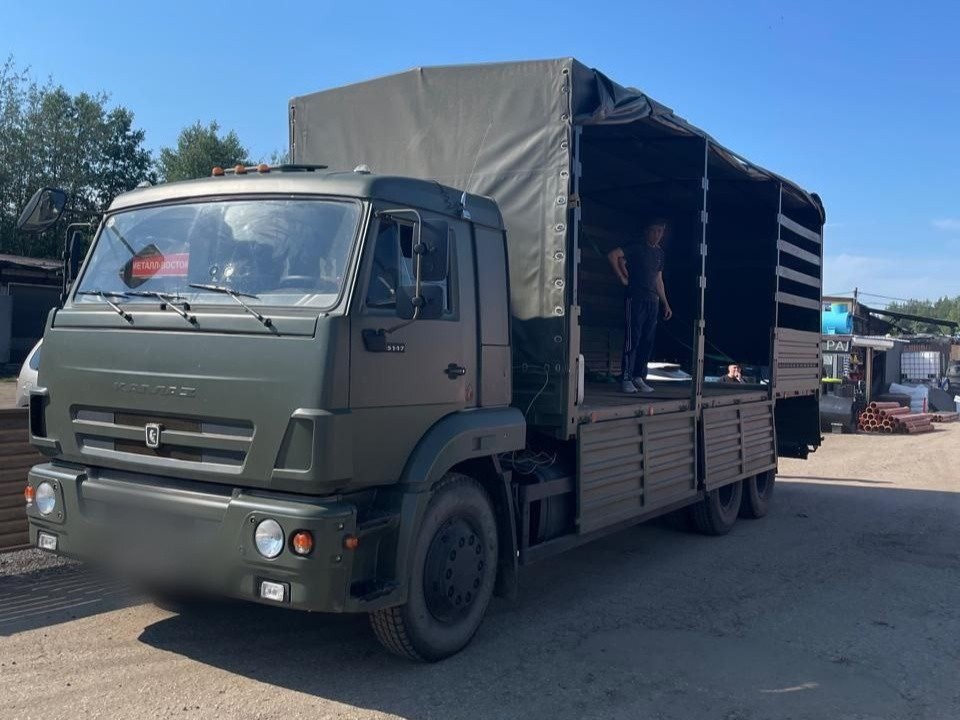 Из Орехово-Зуева в зону СВО отправлен груз со строительными материалами