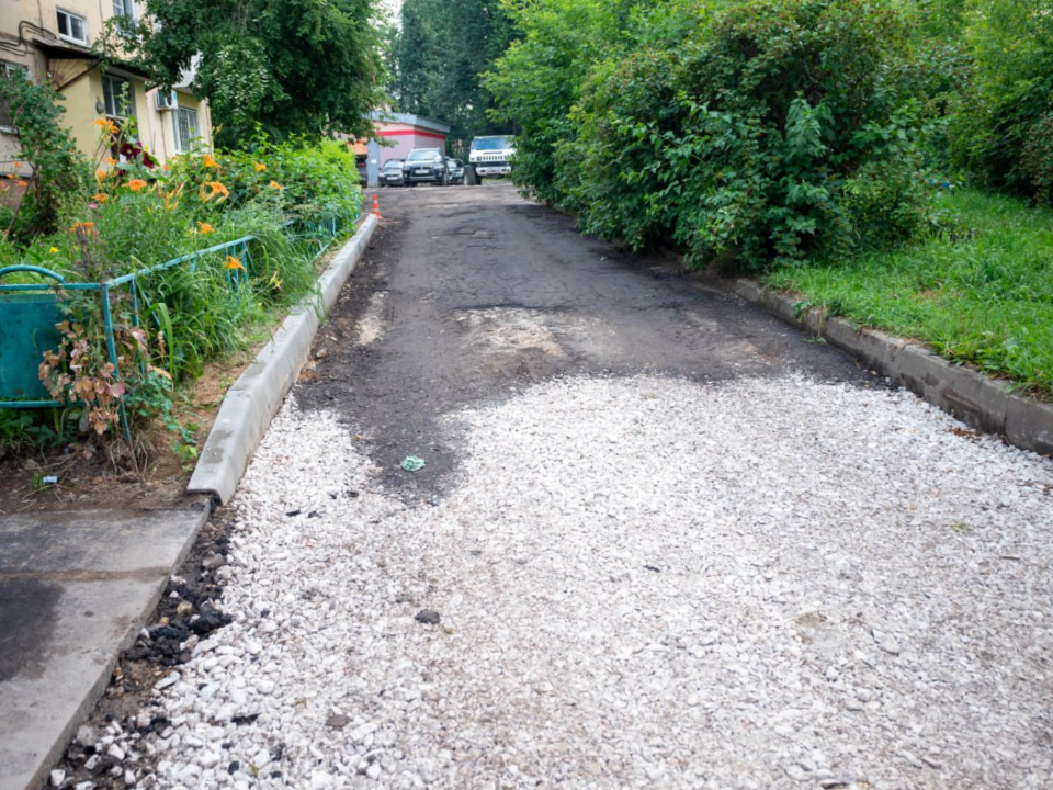 Во Фрязине начали обновлять дворовые территории