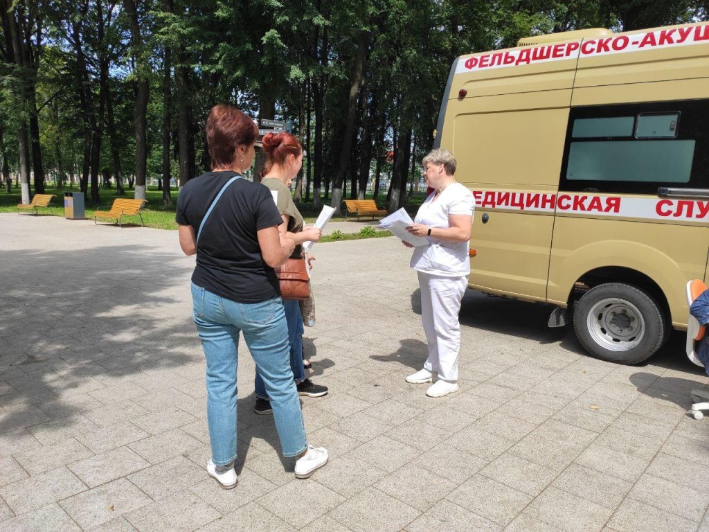 Жители Коломны смогут пройти диспансеризацию в парках 12 июля