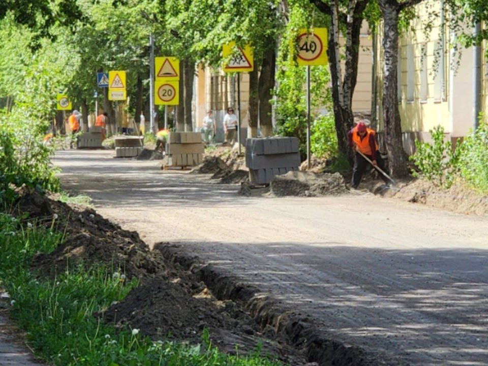 В Воскресенске дорожные работы идут во всех частях округа