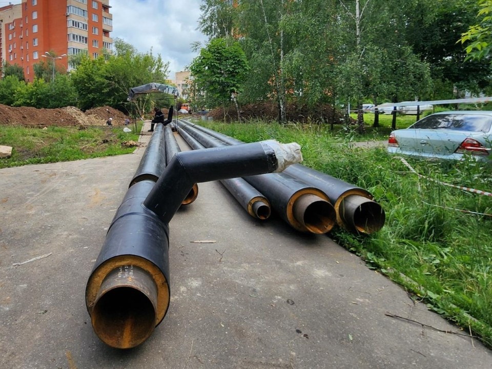Новые трубы для отопления Вишневого бульвара прослужат полсотни лет